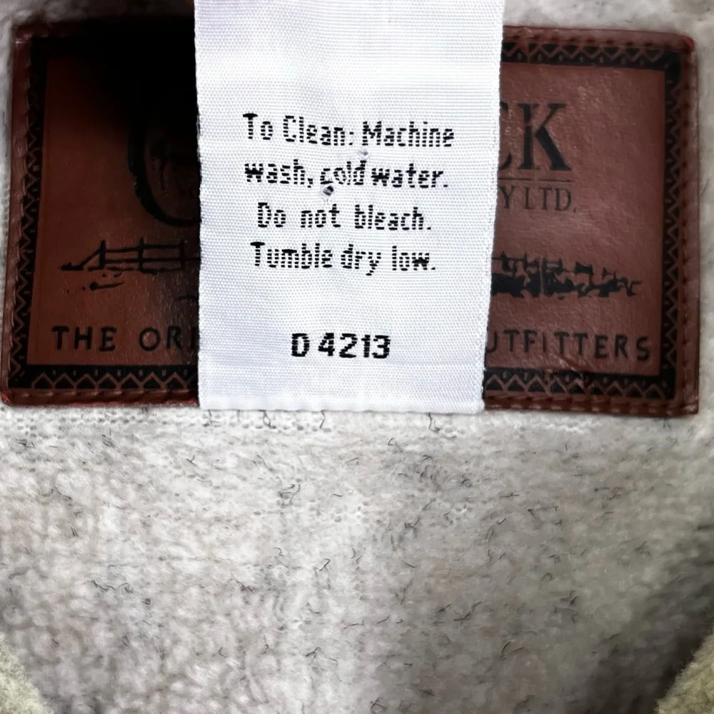 Outback Trading Summit Vest Mens Medium Heathered Green Fleece Full Zip Western